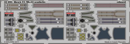 Detailset BAe Hawk T1 MK53 Seatbelts (Revell)  E32-695