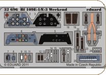 Detailset Messserschmitt Bf109E1/E3 Weekend (Eduard)  E32-696