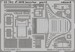 Detailset Curtiss P40M Interior Self Adhesive (Hasegawa)  E32-704