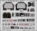 Detailset P51K Mustang Interior Self Adhesive (Tamiya) 32-776