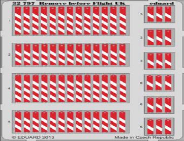 Detailset Remove Before Flight Tags (UK) E32-797