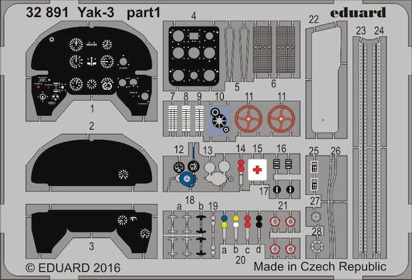 Detailset Yakovlev Yak3 (Special Hobby)  E32-891