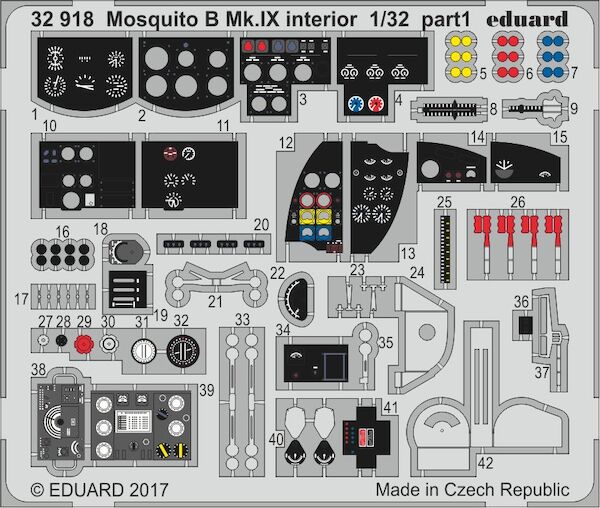 Detailset Mosquito B MKIX Interior (HK models)  E32-918