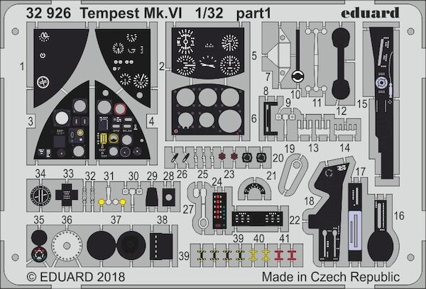 Detailset Hawker Tempest MKVI (Special Hobby)  E32-926