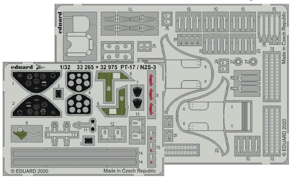 Detailset Boeing PT17/N2S-3 Kaydet (Roden)  E32-975