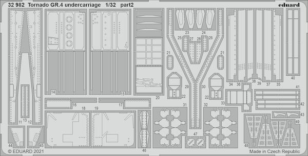 Detailset Tornado GR4 Undercarriage (Italeri) E32-982