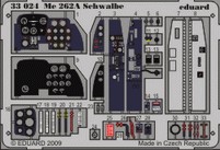Self Adhesive Detailset Messerschmitt Me262A Schwalbe  Interior (Trumpeter)  E33-024