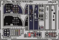 Self Adhesive Detailset Messerschmitt Me262A Schwalbe Interior (Trumpeter) E33-024