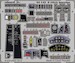 Detailset F104A Starfighter Interior self Adhesive (Italeri) 33-142