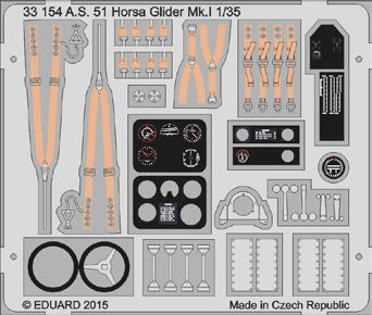 Detailset AS51 Horsa Glider MK1 Interior (Bronco)  E33-154