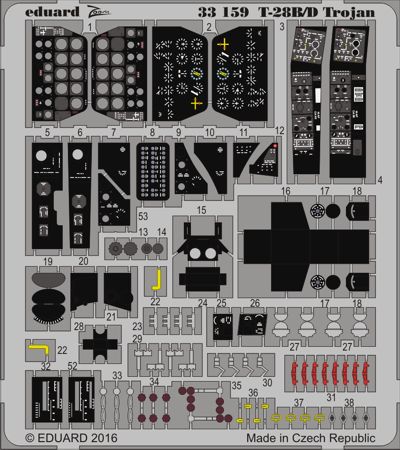 Detailset T28B/D Trojan (Kitty Hawk)  E33-159