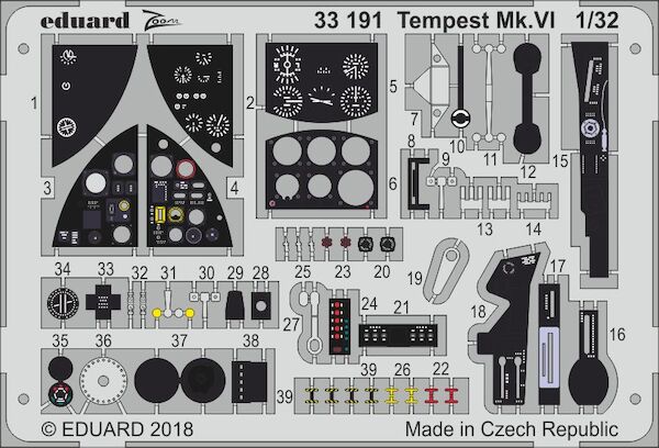 Detailset Hawker Tempest MKVI (Special Hobby)  E33-191