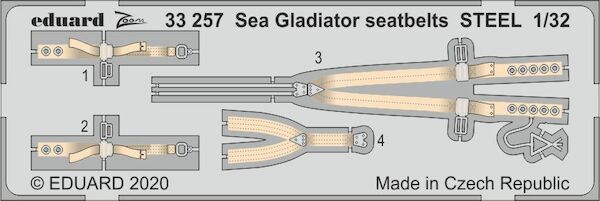 Detail set Sea Gladiator Seatbelts (ICM)  E33-257