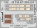 Detailset Messerschmitt BF109G-2/4 Seatbelts (Revell) 33-338