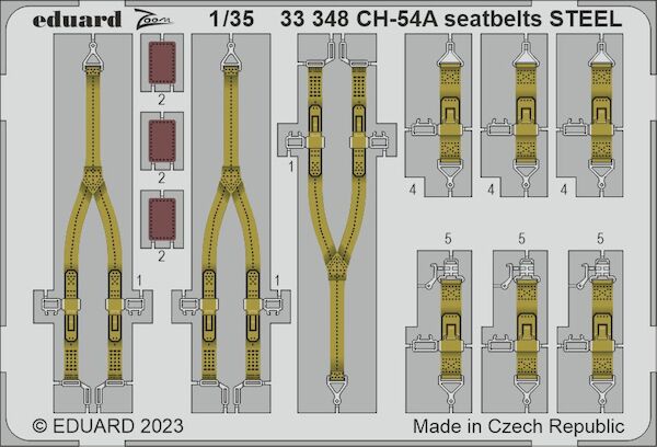 Detailset CH54A Tarhe Seatbelts (ICM) E33-348