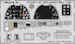 Detailset Spitfire MKI Interior Flaps (Kotare) 33-349