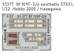 Detailset Messerschmitt Bf109F-2/ Seatbelts (Hobby 2000, Hasegawa) 33-377