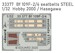 Detailset Messerschmitt Bf109F-2/ Seatbelts (Hobby 2000, Hasegawa) 33-377