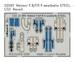 Detailset Meteor F8/FR9 Seatbelts (Airfix) 33-389