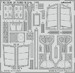 Detailset Messerschmitt BF109G-10 Erla (Eduard) e48-1006