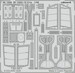 Detailset Messerschmitt BF109G-10 Erla (Eduard) e48-1006