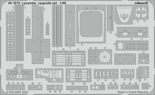 Detailset Westland Lysander Mk.III upgrade set (Eduard) E48-1015