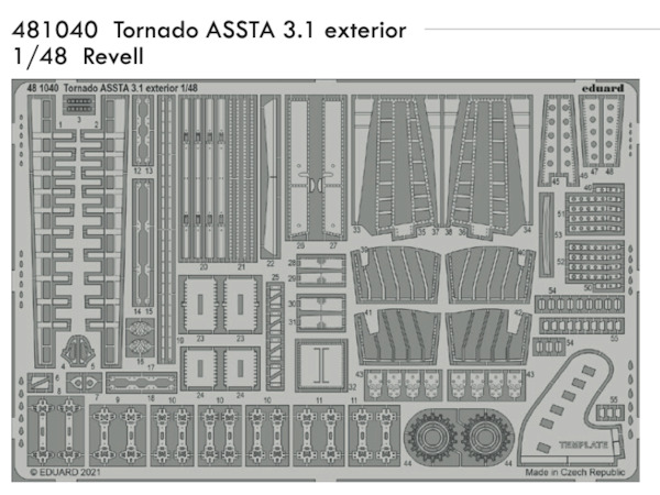 Detailset Tornado ASSTA 3.2 Exterior (Revell)  E48-1040