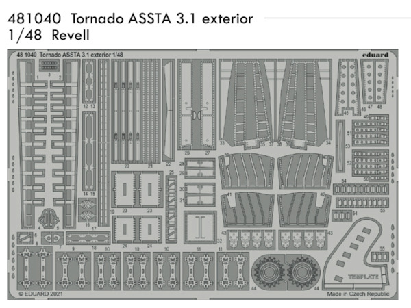 Detailset Tornado ASSTA 3.2 Exterior (Revell) E48-1040