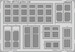 Detailset Lockheed SR71A Blackbird Grilles (Revell) E48-1083