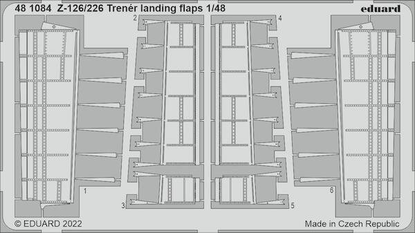 Detailset Z126/226 Trener landing flaps (Eduard) E48-1084
