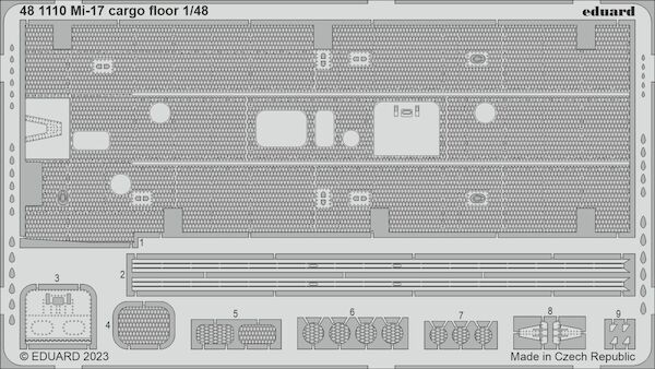 Detailset Mil Mi17 Hip Cargo Floor (AMK)  E48-1110