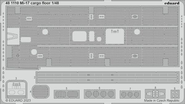 Detailset Mil Mi17 Hip Cargo Floor (AMK) E48-1110