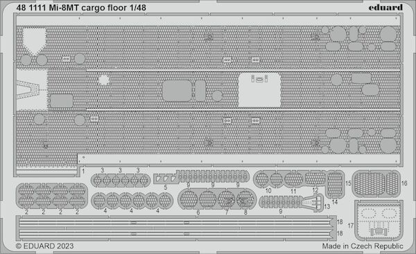 Detailset Mil Mi8T Hip Cargo Floor (Trumpeter) E48-1111