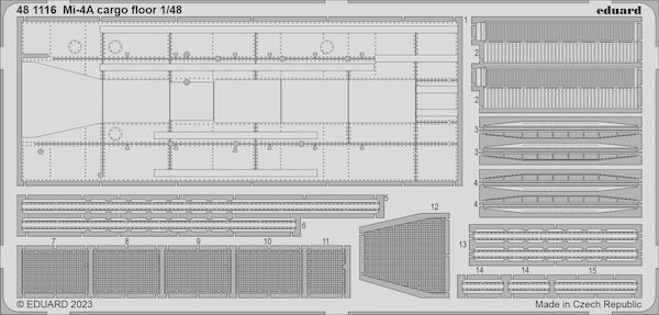 Detailset Mil Mi4A Cargo Floor (Trumpeter) E48-1116
