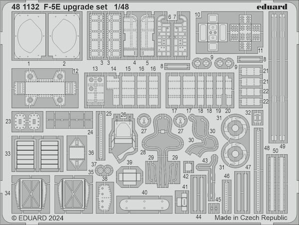 Detailset Northrop F5E Tiger II (ARV Club / Eduard)  E48-1132