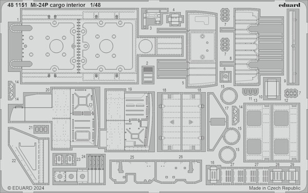 Detailset Mil Mi24P Hind Cargo Compartiment (Trumpeter) E48-1151