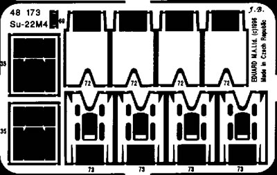 Detailset Suchoi SU22M4 Fitter  E48-173