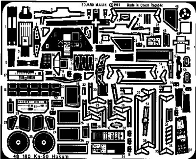 Detailset Kamov Ka50 Hokum  E48-180