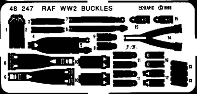 Detailset RAF Seatbelt Buckles  E48-247