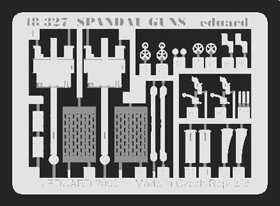 Detailset Spandau Guns WW1  E48-327