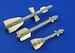 Detailset Soviet AA Missie set (Mig 29/Su27) (Academy) 48-435