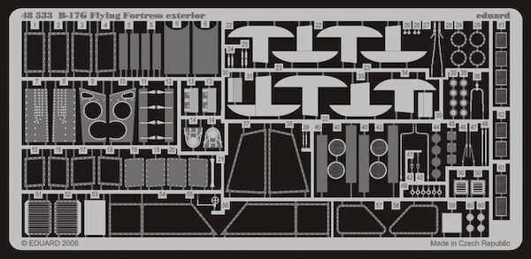 Detailset B17G Flying Fortress Exterior (Revell / Monogram)  E48-533
