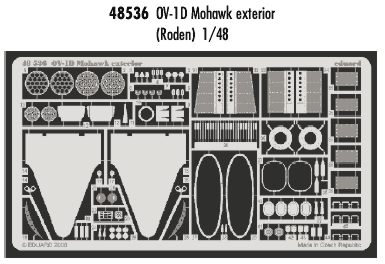 Detailset OV1D Mohawk Exterior (Roden)  E48-536