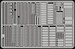 Detailset Vickers Wellington MK1 Bomb Tails (Trumpeter)  E48-552