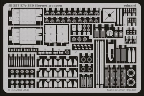 Detailset F/A18D Hornet Weapons (Hasegawa)  E48-587