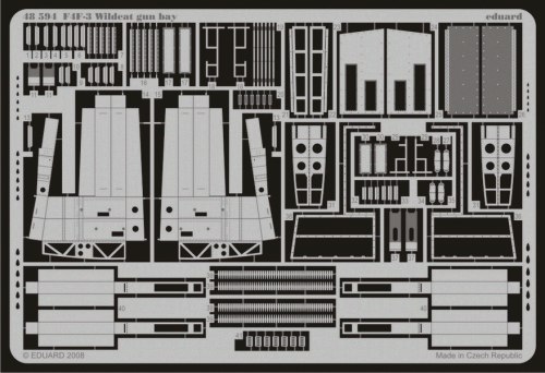 Detailset Grumman F4F-3 Wildcat Gun Bay (Hobby Boss)  E48-594