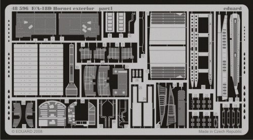 Detailset F/A18D Hornet Inetrior (Hobby Boss)  E48-596