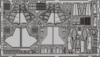 Detailset Hawker Sea Fury FBII Exterior (Trumpeter)  E48-602