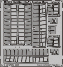 Detailset Spitfire MKVc Landing Flaps (Special Hobby)  E48-606