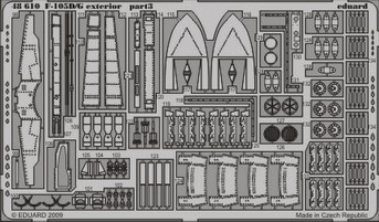 Detailset Republic F105D/G Thunderchief Exterior (Hobby Boss) E48-610